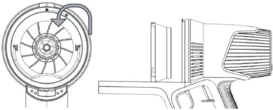 CECOTEC Conga Rockstar RX70 AquaPet Flex - Instalace trubice. Obr. 3 - 17