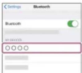 Settings Bluetooth Bluetooth My DEVICES