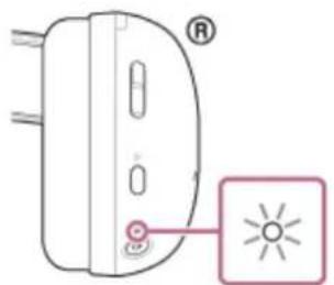 SONY INZONE H9 II - Appuyez sur le bouton d'alimentation (A) et maintenez-le enfoncé pendant environ 2 secondes ou plus. - 2