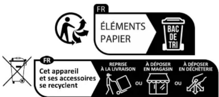 WHIRLPOOL WHKS 1341 G4E - Conformité avec la réglementation DEEE et mise au rebut des déchets - 2