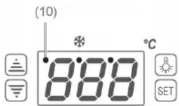 Klarstein Vinetage 19 Uno - PANELES DE CONTROL E INDICADORES EN LA PANTALLA - 1