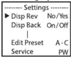Cameo Root BAR 6 - CONFIGURACIÓN DEL SISTEMA (Settings) - 2