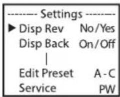 Cameo Root BAR 6 - SYSTEM SETTINGS (Settings) - 2