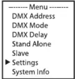 Cameo Root BAR 6 - CONFIGURACIÓN DEL SISTEMA (Settings) - 1