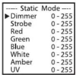Cameo Root BAR 6 - MODE DE FONCTIONNEMENT STAND ALONE STATIC - 3