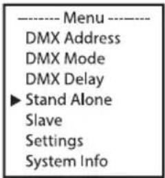 Cameo Root BAR 6 - USTAWIANIE TRYBU PRACY STANDALONE STATIC - 1