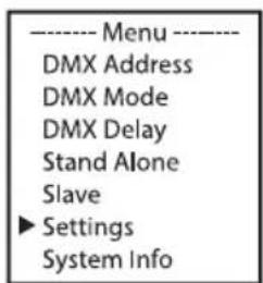 Cameo Root BAR 6 - USTAWIENIA SYSTEMU (Settings) - 1