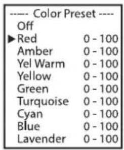 Cameo Root BAR 6 - MODE DE FONCTIONNEMENT STAND ALONE COLOR PRESET - 3