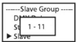 Cameo Root BAR 6 - MODE SLAVE - 5