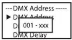Cameo Root BAR 6 - DMX-STARTADRESSE EINSTELLEN (DMX Address) - 2