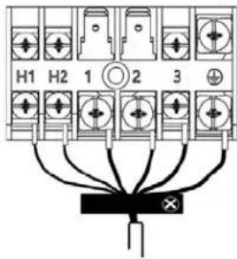 HAIER Caliber US12CB2BEA - Electrical connections indoor and outdoor units - 1