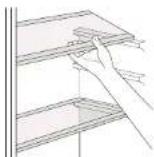 Essentiel B ERMVE190-90hov1 - Verwijderbare legplanken - 1