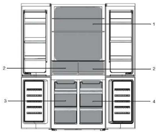 Essentiel B ERMVE190-90hov1 - 9- Multi-temperature zones - 1