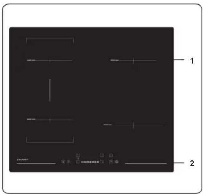 SHARP KH-6I35NS0I-FR - Liste der Komponenten - 1