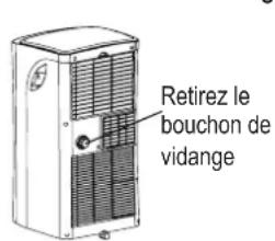 Retirez le bouchon de vidange