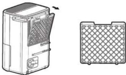 COMFEE CDDOE-10DEN7-QA3 - Clean the air intake grille - 1
