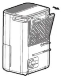COMFEE CDDOE-10DEN7-QA3 - Nettoyage de la grille d'admission d'air - 1