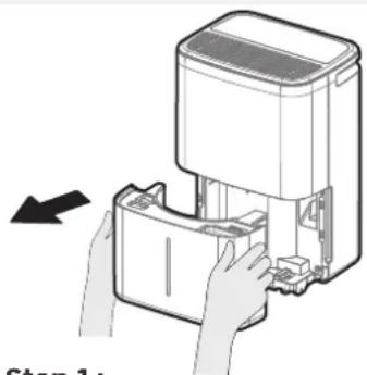 COMFEE CDDOE-10DEN7-QA3 - REMOVING THE COLLECTED WATER - 1