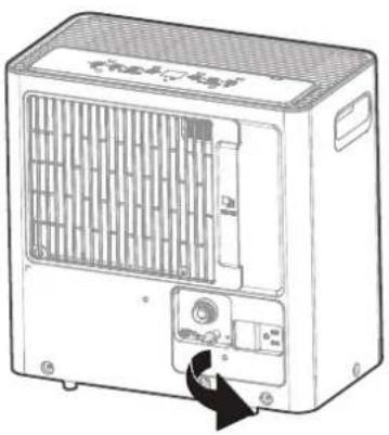 COMFEE MDDA-30DEN7-SD - Retire el tapón de agua. - 1