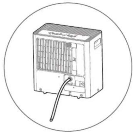 COMFEE MDDA-30DEN7-SD - Verter el agua recogida - 2