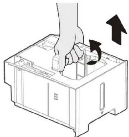 COMFEE MDDA-30DEN7-SD - Tirare la maniglia e sollevare il secchio lentamente in verticale. - 1