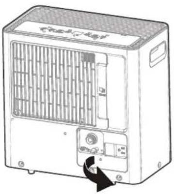 COMFEE MDDA-30DEN7-SD - Rimuovere il tappo di scarico. - 1