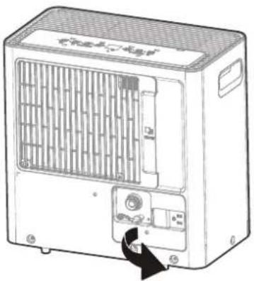 COMFEE MDDA-30DEN7-SD - Entfernen Sie den Wasserstopfen. - 1