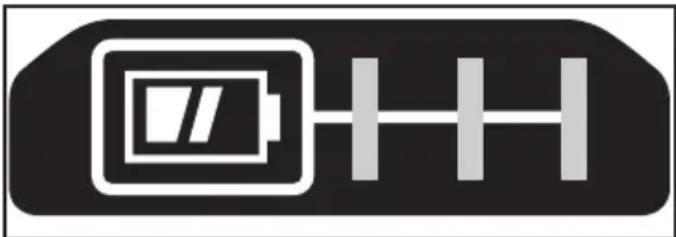 STANLEY FatMax SFMCG400M2K - Battery state of charge indicator (Fig. B) - 1
