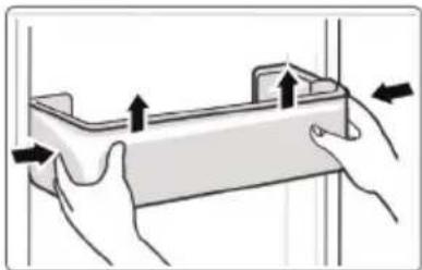 MIDEA MDRB380FGE02A - Limpar o tabuleiro da porta - 1