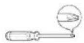 MIDEA MDRB380FGE02A - Tools needed for changing the door: - 1
