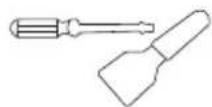 MIDEA MDRB380FGE02A - Tools needed for changing the door: - 3