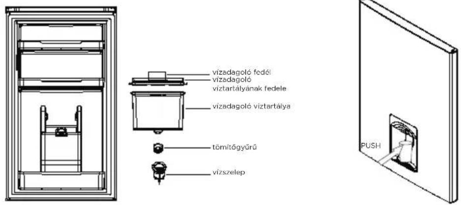 MIDEA MDRB380FGE02A - A vízadagoló használata (opcionális) - 1