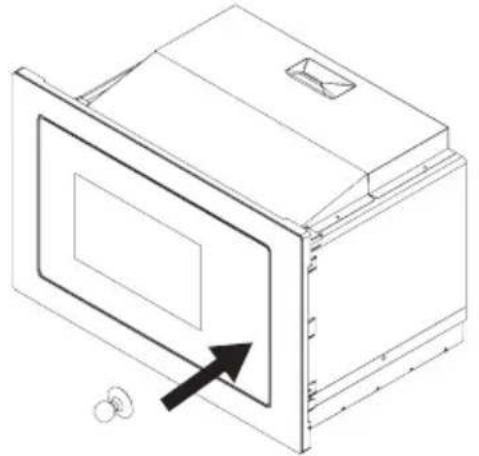 MIDEA MBMTG925E-BK - Abrir la puerta del horno. - 1