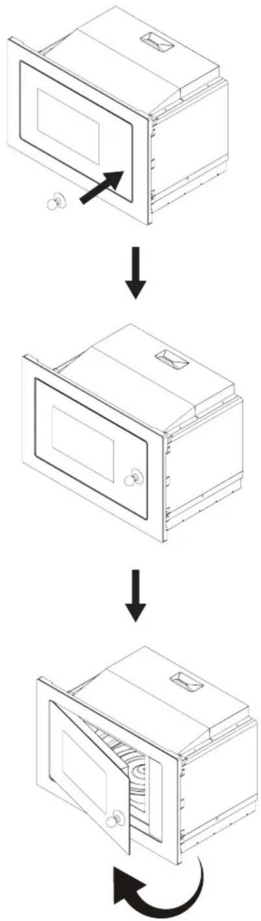 MIDEA MBMTG925E-BK - Отворете вратата на фурната - 1