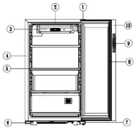 LA SOMMELIERE LS52BLACK - DESCRIPTION DE L'APPAREIL - 1