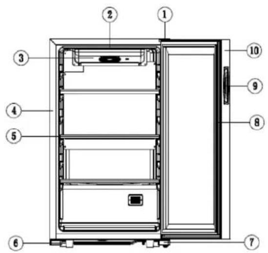 LA SOMMELIERE LS52BLACK - DESCRIZIONE DELL'APPARECCHIO - 1