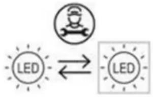 LA SOMMELIERE LS52BLACK - Sostituzione della lampada di illuminazione - 1