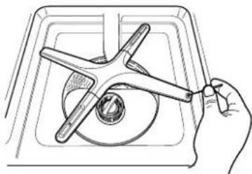 LG LDNPH753D - Cleaning the Lower Spray Arm - 1