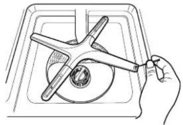 LG LDNPH753D - Nettoyage du bras de lavage inférieur - 1