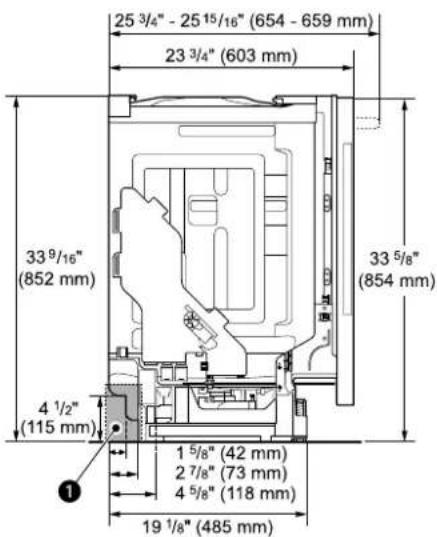 LG LDNPH753D - Vista posterior - 7