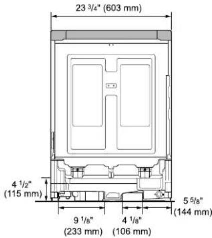 LG LDNPH753S - Vue arrière - 1