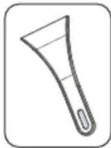 SHARP SJ-FTB03ITXLE-ES - Der Kunststoffschaber (bei einigen Modellen) - 1