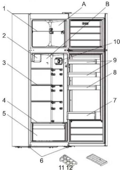 SHARP SJ-FTB30ITXWE-ES - DESCRIPTION OF THE APPLIANCE - 1