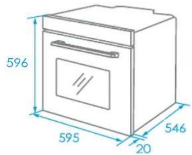 Frilec VESUVIO6072 - (Onder) kast inbouw - 1