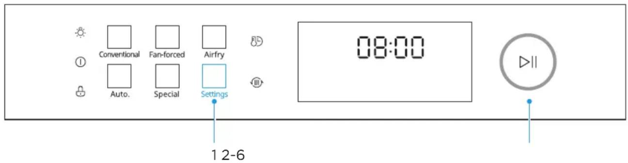 Frilec VESUVIO6072 - Setting the clock - 1