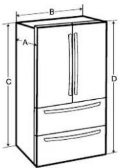 LG LF26C6230V - Dimensions and Clearances - 11