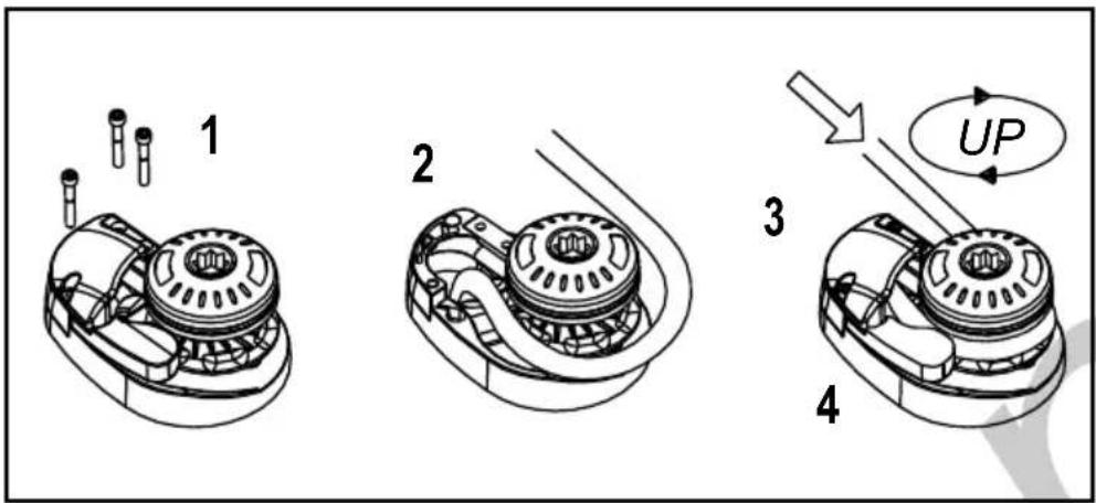 Lofrans X1 - Inserimento catena - 1