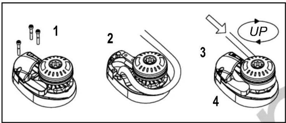 Lofrans X1 - Insertion de la chaîne - 1