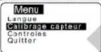Lofrans Thetis 7003 - Menu de programmation du compteur métrique - 2