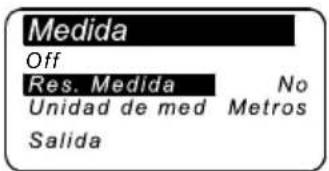 Lofrans Thetis 7003 - Menú de medición - 1